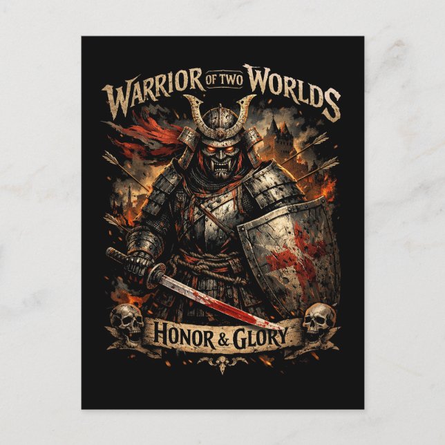 Honour & Glory Postcard (Front)