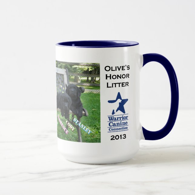 Honour Litter Bench Mug (Right)