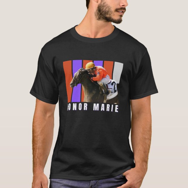Honour Marie Horse Horse Racing Del Mar Santa Anit T-Shirt (Front)