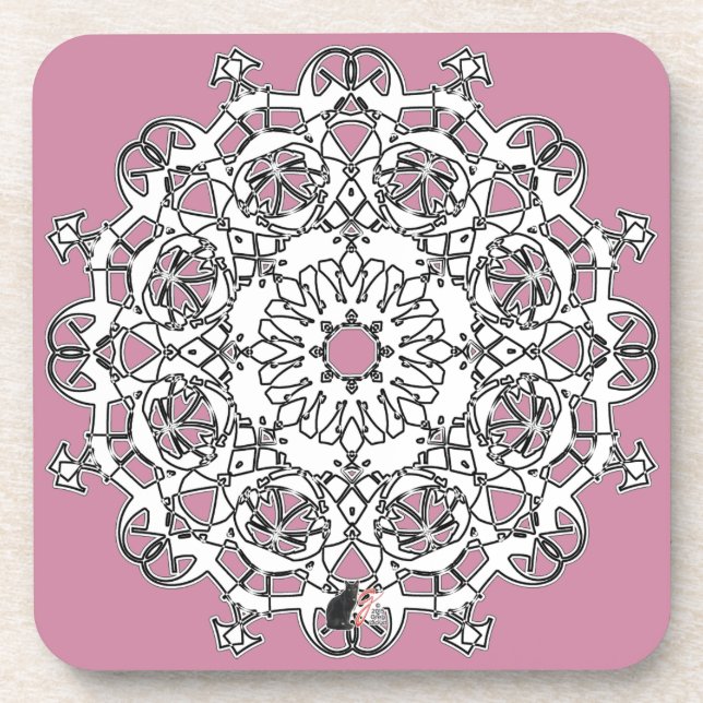 Honour Octa Glyph Dawn Coaster (Front)