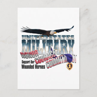 Honour our Military Heroes Postcard