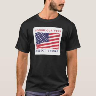 Honour Our Vets, Not Trump shirt