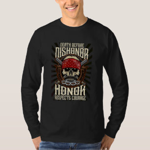 Honour Respect Courage Metal Tool Brass Knuckles T-Shirt