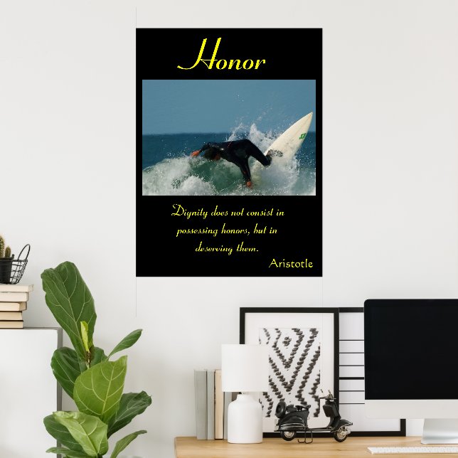 Honour Rides Waves of Athletic Mastery Poster (Home Office)