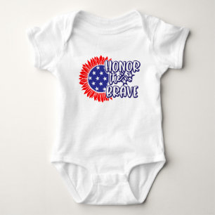 Honour The Brave  Baby Bodysuit