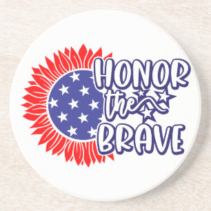 Honour The Brave Coaster