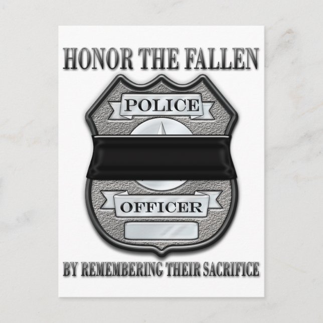Honour The Fallen2 Postcard (Front)