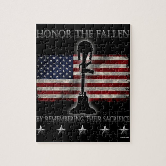 Honour The Fallen Jigsaw Puzzle (Vertical)