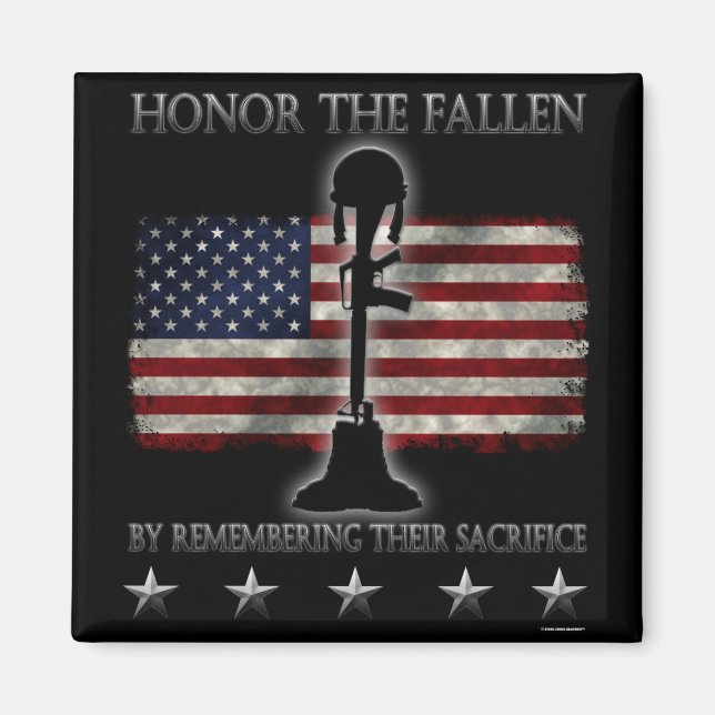 Honour The Fallen Magnet (Front)