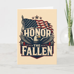 Honour the Fallen Memorial Day Card