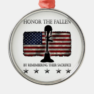 Honour The Fallen Metal Tree Decoration