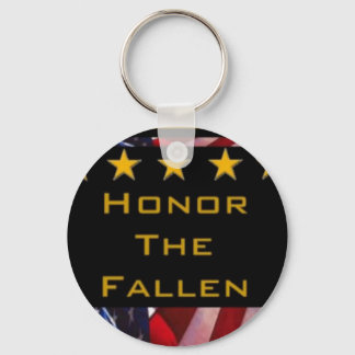 Honour the Fallen Military Tribute Key Ring
