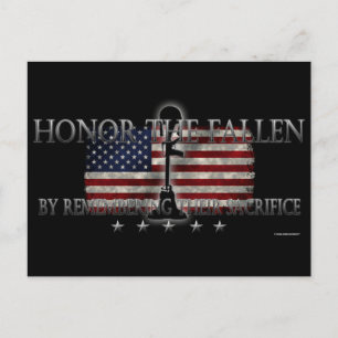 Honour The Fallen Postcard