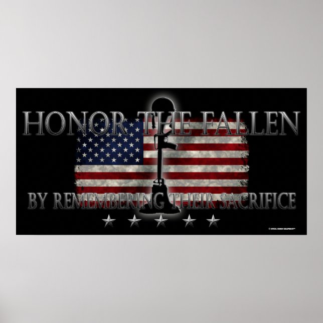 Honour The Fallen Poster (Front)