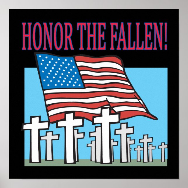 Honour The Fallen Poster (Front)