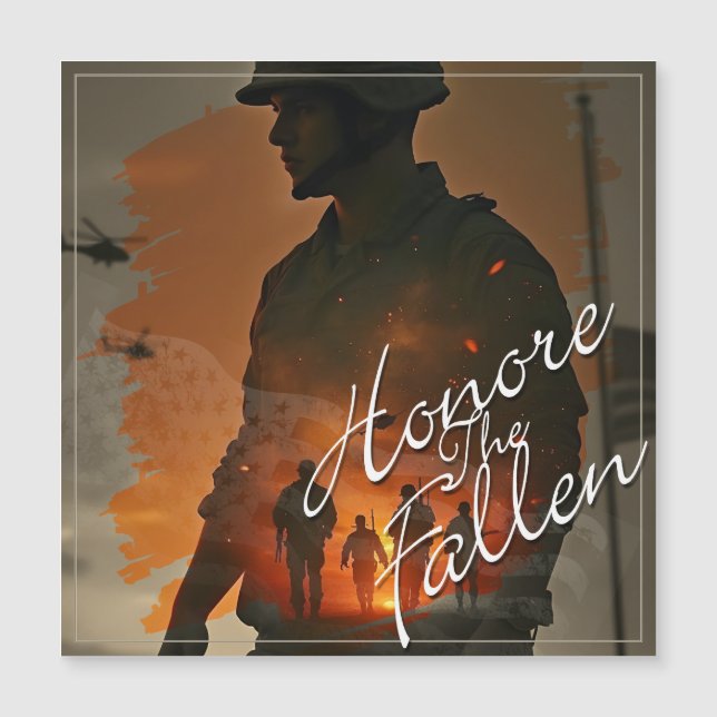Honour the Fallen – Remember Their Sacrifice (Front)