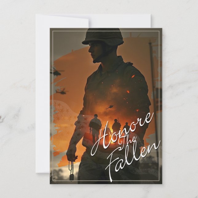 Honour the Fallen – Remember Their Sacrifice (Front)