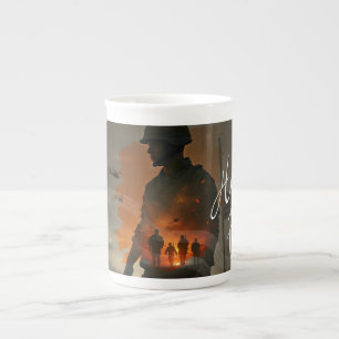 Honour the Fallen – Remember Their Sacrifice Bone China Mug