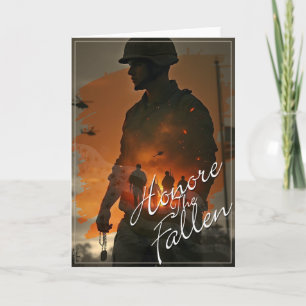 Honour the Fallen – Remember Their Sacrifice Card