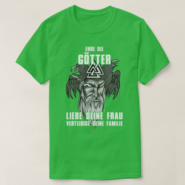 Honour the gods love your wife I Walhalla for Viki T-Shirt (Design Front)