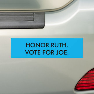 Honour the life of Ruth Bader Ginsburg. Bumper Sticker