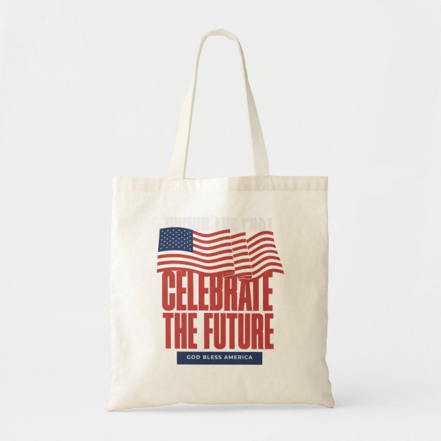 Honour The Past. Celebrate The Future. Tote Bag (Front)