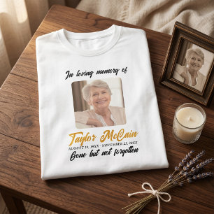 Honour Their Memory: Create Personalised Memorial T-Shirt