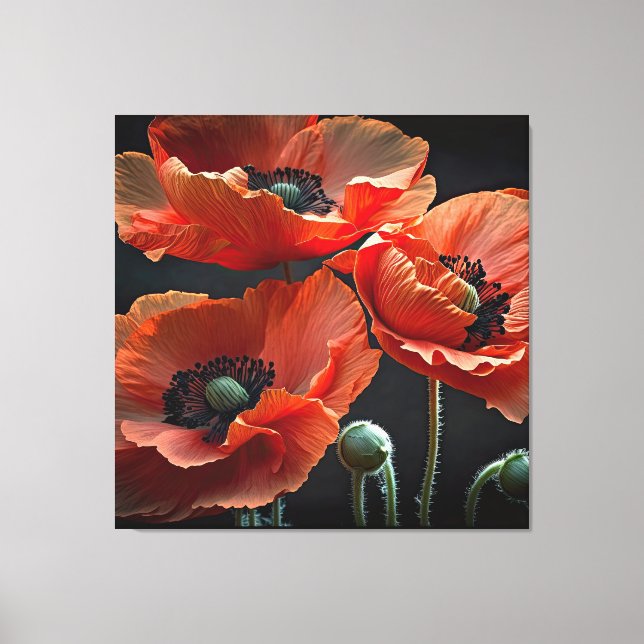 Honour those that gave all  canvas print (Front)