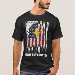 Honour Thy Country American Independence USA Freed T-Shirt