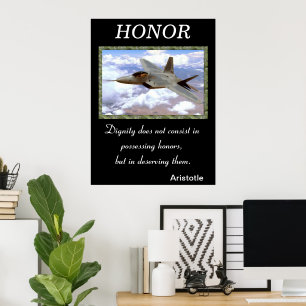 Honour Unites Military’s Determined and Brave Warr Poster