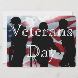 Honour Veterans Day  6.5" x 8.75" Invitation