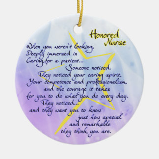 Honoured Nurse Ornament