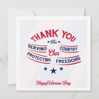 Honouring All Who Served Card
