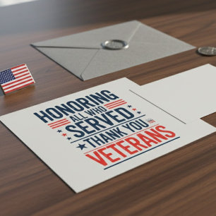 Honouring All Who Served Thank You Veterans Invitation