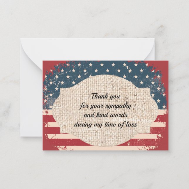 Honouring By The Vels Thank You Card (Front)