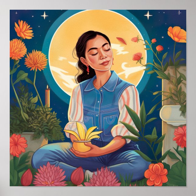 Honouring Her Ancestors and the Moon Print (Front)