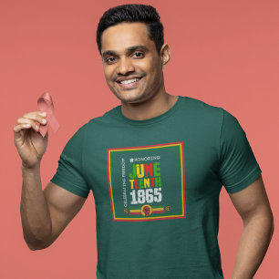Honouring Juneteenth 1865-Celebrating Freedom T-Shirt
