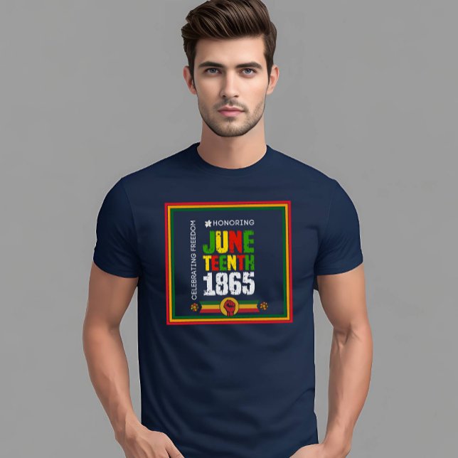 Honouring Juneteenth 1865-Celebrating Freedom T-Shirt (Creator Uploaded)