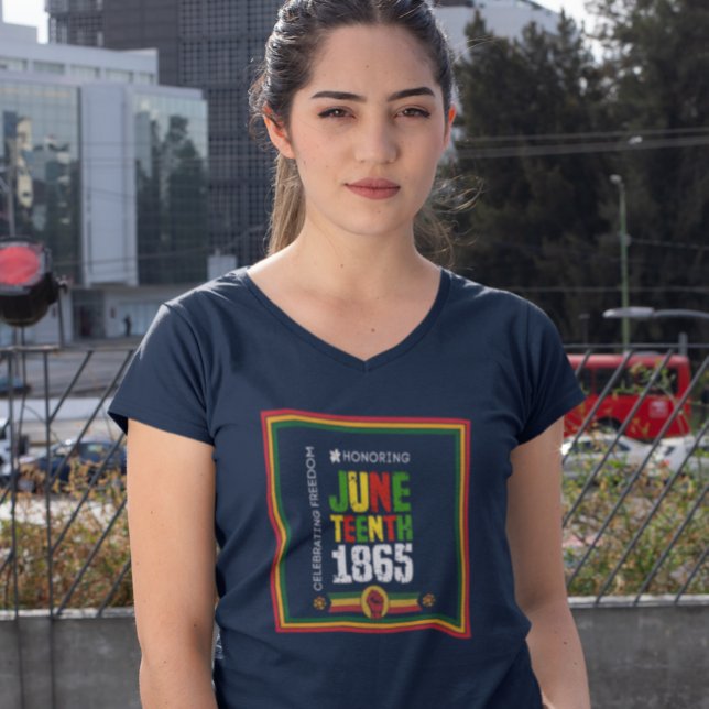 Honouring Juneteenth 1865-Celebrating Freedom T-Shirt (Creator Uploaded)