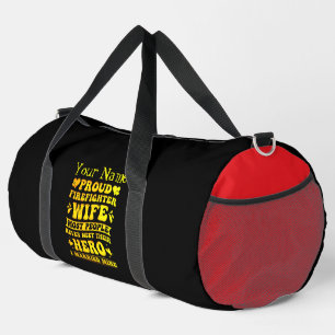Honouring Love and Courage in Firefighting Duffle Bag