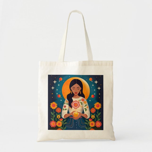 Honouring My Mothers and Ancestors in the Moon Tot Tote Bag (Front)