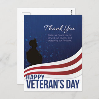 Honouring Our Heroes This Veterans Day 2025 Postcard