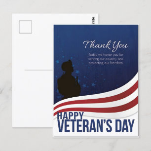 Honouring Our Heroes This Veterans Day 2025 Postcard