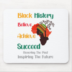Honouring Past Inspiring Future Black History Mont Mouse Pad