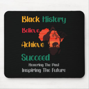 Honouring Past Inspiring Future Black History Mont Mouse Pad