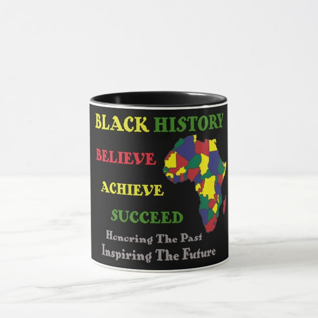 Honouring Past Inspiring Future Black History Mont Mug (Center)