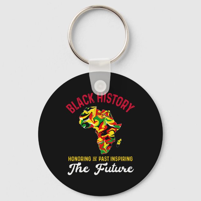 Honouring Past Inspiring Future Juneteenth Shirt A Key Ring (Front)