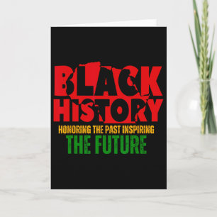 Honouring Past Inspiring Future Men Women Black Hi Card