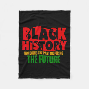 Honouring Past Inspiring Future Men Women Black Hi Fleece Blanket