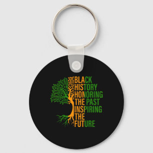 Honouring Past Inspiring Future Men Women Black Hi Key Ring